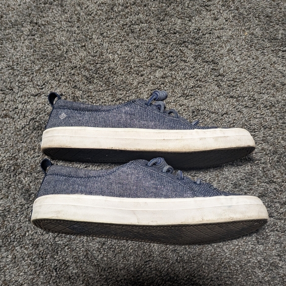 Sparkly Navy Blue Sperrys - Picture 3 of 6